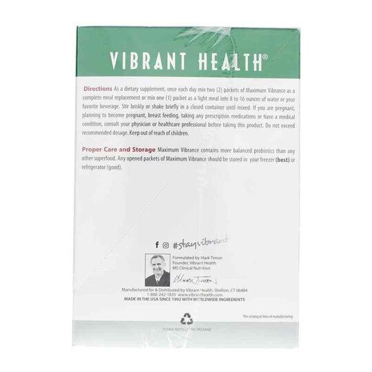 Maximum Vibrance Multi-Supplement Powder, VBH